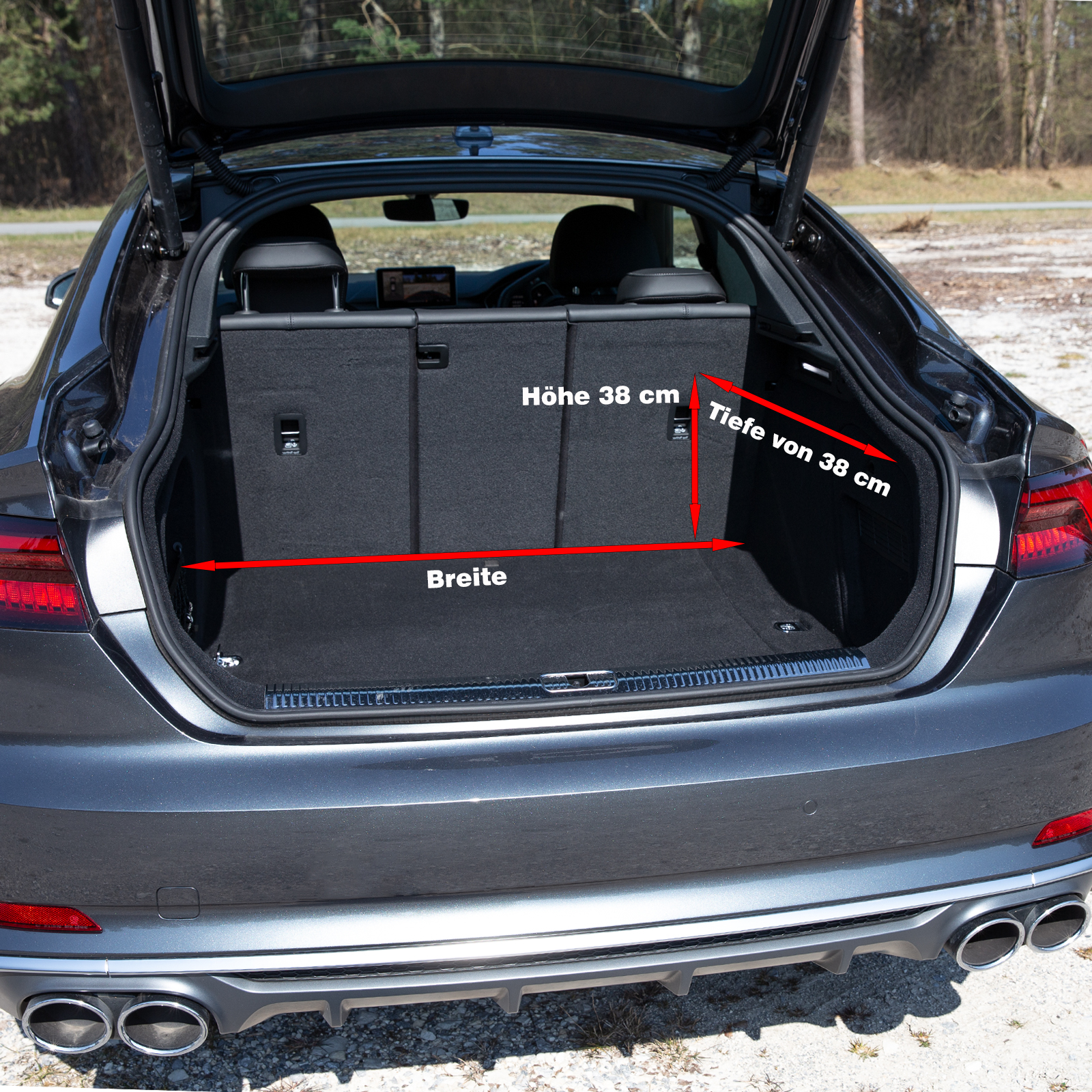 Autohundebett Travel Bed Nero - Schwarz ohne Anschnallsystem mit Visco 80 x 55 cm